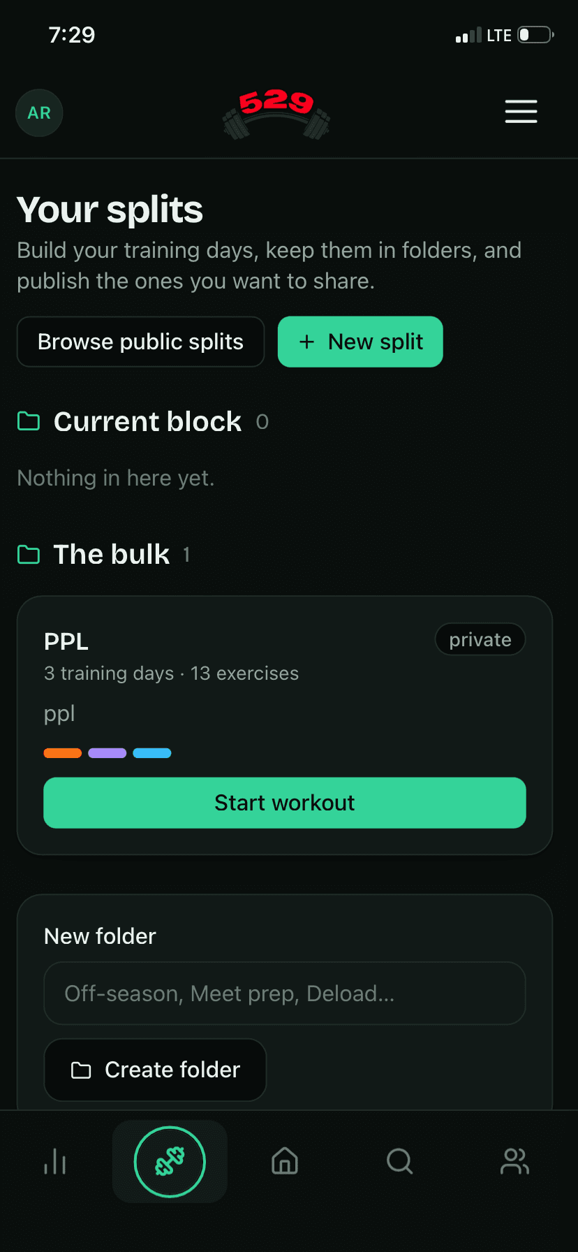 Splits